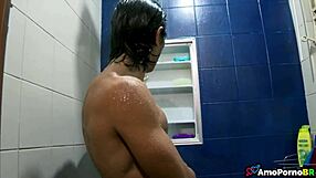 The needy stepmother seduces her curious stepson.