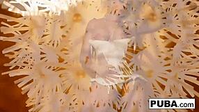 Sexy Blonde Performs Retro Tease And Solo Masturbation.