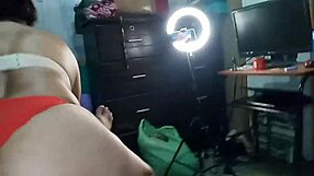 hey, this milf culona rides her lover's cock till he bursts, no joke!