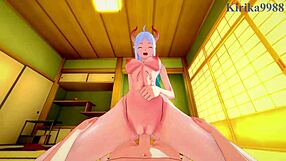 nami and yamato have intense sex in one piece hentai