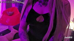 pov - 'i'm your barbie, what do you want?' as she gives blowjob