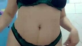 little slut showing off in the bathroom, teasing with her sexy body.