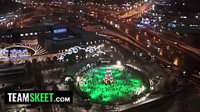 teamskeet gorgeous blonde babe with huge ass gets tight pink pussy pounded on new years eve