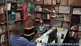 Thieving teen caught in the act