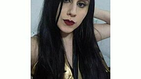 little slut showing off in the bathroom, teasing with her sexy body.