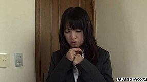 Oficinista Japonesa Kotomi Asakura Se Corre Fuerte Sin Censura