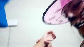 Latina milf arrives at my birthday party in lingerie, dances sexy, and begs for quick homemade swingers sex.