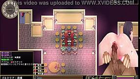 Intense hardcore action in old anime game Roll Dia no Tsubasa.