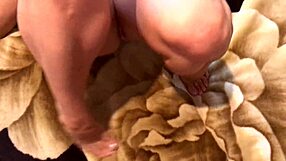 Friend Gives Footjob in Garage! I Explode on Her Heels! BBW MILF Action!