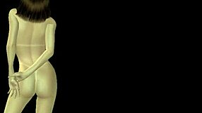 an animated 3d cartoon sex video of a beautiful girl giving sexy poses in many positions