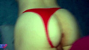 Does the busty stepsister say, 'Creampie my pussy'?