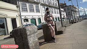 jeny smith - mymokondo strap bondage in public