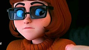 Inky goes Into Scooby-Doo and pumps his cock into Velma until her ass is filled with cum