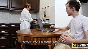 slender blonde teen rides stepbro in cowgirl for first time fantasy