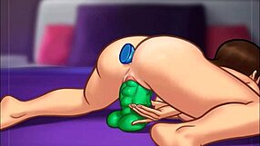 Summertime Saga Chapter 5: Stepsister's fan service handjob