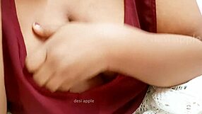 Friend's Indian Wife Flaunts Big Tits in Intriguing Display