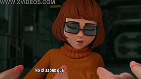 velma from scooby doo in wild 3d anime action