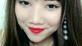 Korean Webcam Girl on Uplive Talkshow Livestream with Sexy Asian Vibes