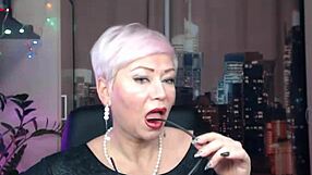 Aimeeparadise, the beautiful russian milf, gets wet while masturbating on command