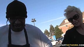 Cougar Isabella Rossa fucks huge black cock intensely!