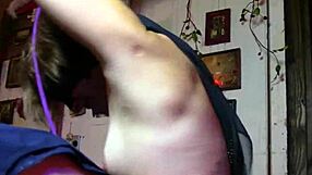 Hey, Inked Babe Nyx Tied Up and Tickled Topless!