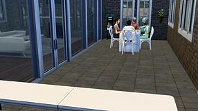 Lunch with Neighbor Turns into a Swinging Promo the Sims 3D Hentai