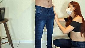 Costureira Safada Eyes Client's Cock in Reality Blowbang