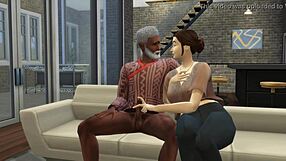 Lunch with Neighbor Turns into a Swinging Promo the Sims 3D Hentai