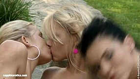 Can you imagine this outdoor lesbian orgy with Bellina, Anneli, and Eileen?