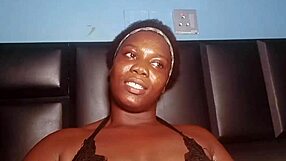 Ebony Babe Konyefa Seduces During Casting With Fingering