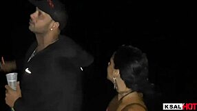 A hot night with a handsome man at the beach reveals a hot orgy and a naked Danny with two horny, large black members