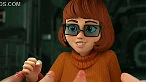Inky goes Into Scooby-Doo and pumps his cock into Velma until her ass is filled with cum