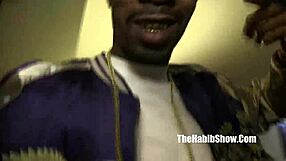 Sexy teen gets fucked by rapper's big black cock.