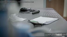 Young teen experiences taboo pleasure fucking fetish doctor, including blowjob, feet, and hardcore toys.