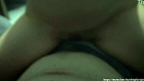 My amateur wife rides my cock and sucks it while spreading creamy juice on cheeks of her bottom lips