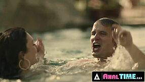 Horny Guy Passionately Buttfucks Charlotte Sins Near Pool