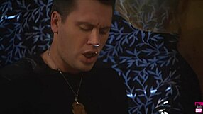 i watch brunette maid in threesome with boss and friend