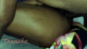 Latina cumming on black woman's hairy beaver