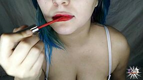 i paint my lips with lipstick for mouth fetish 😘