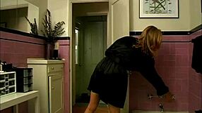 Wearlessness and gown stripping to bushy armpit and bust