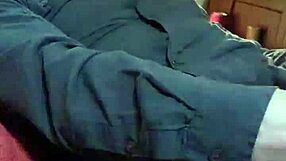 Stroking massive hard cock slowly for Bianca.