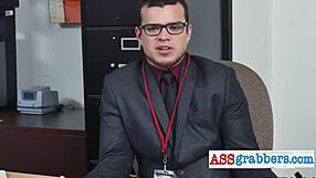 Hardcore Bareback Sex in Office Uniforms