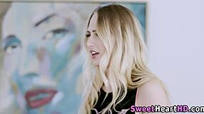 do these lesbian teen 18+ blondes cum hard together?