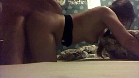 AMATEUR NEIGHBOR WITH BIG ASS SUCKS DICK AND FUCKS CRAZY!