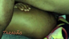 Latina cumming on black woman's hairy beaver