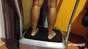 i feel the intense pleasure of interracial sex with ebony client in lingerie