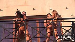 Regina ice's ass gets slammed as her bff selena mahuela gets fucked in group sex