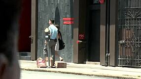 Whipping and squirting in submission scene