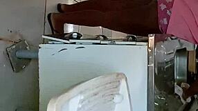 Husband At Bar, I Fuck Latina Brunette Neighbor In Lingerie Anal