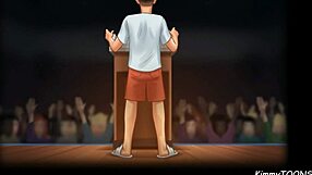 Horny Teacher Goes Wild Sucking Me on Stage